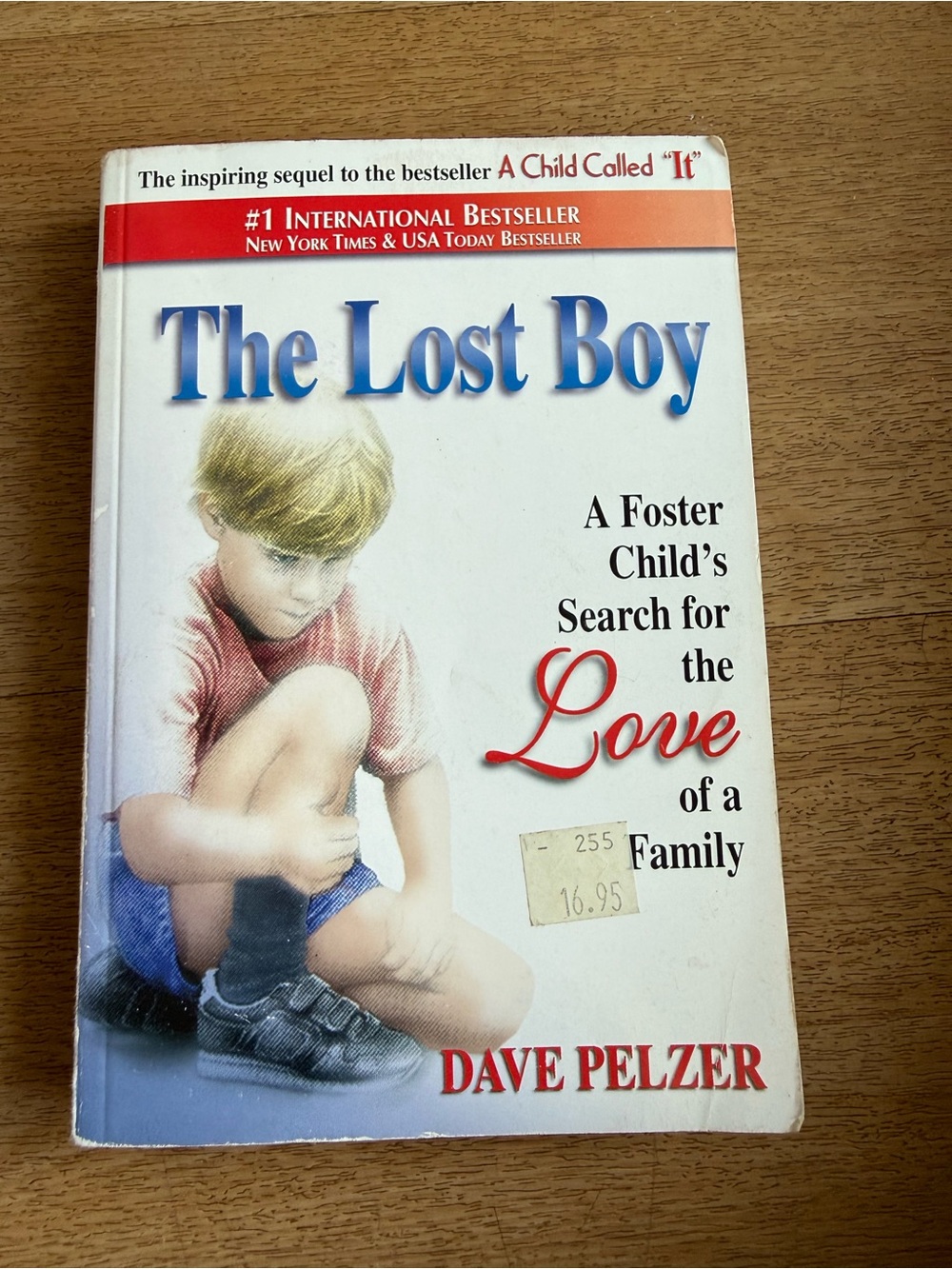 📚3 for $12📚 The Lost Boy by Dave Pelzer - White Cover with Blue Title